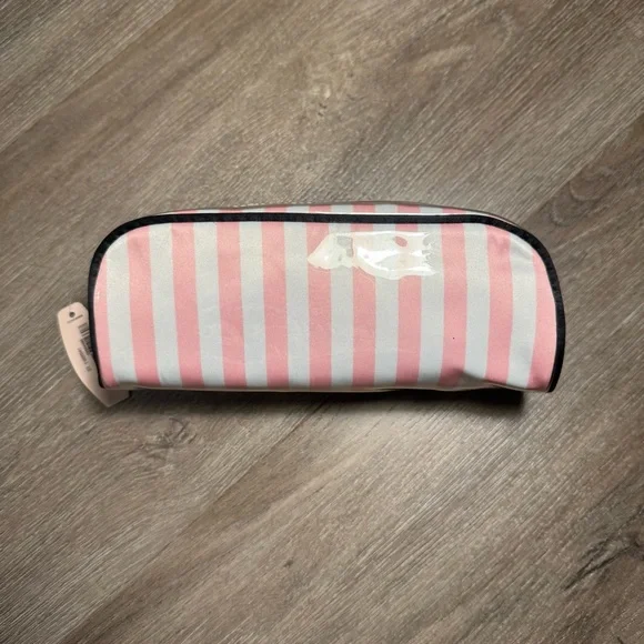 Victoria's Secret Pink and White Striped Pouch - Picture 3 of 5